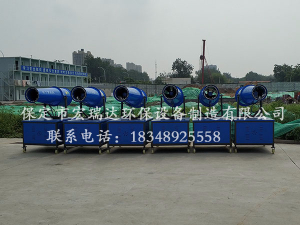 河北宏瑞達PW30降塵霧炮機走進湖北京奧建設